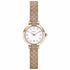 Breil Soul TW1918 Women's Two-Hand Watch - White Dial, Rose Gold IP Stainless Steel Mesh Bracelet