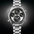 Seiko Prospex SFJ001P1 Men's Solar Chronograph Watch - Panda Dial, Stainless Steel Bracelet