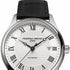 Frederique Constant Classics Index Automatic FC-303MC5B6 Men's Watch – Silver Dial, Black Leather Strap