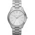 Orologio Michael Kors MK3178 Runway Slim da donna in acciaio inossidabile color argento