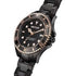Sector 230 R3253161039 Men's Watch – Black Dial, Rose Gold Bezel, Black Steel Bracelet