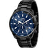 Sector Oversize R3273602016 Men's Chronograph – 48mm Black Steel, Blue Dial