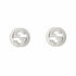 Gucci YBD479227001 925 Sterling Silver Interlocking G Stud Earrings