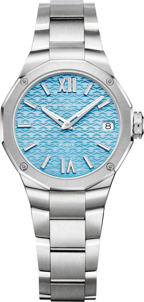 Baume & Mercier Riviera 10811 33 mm Blue Dial Quartz Women’s Watch