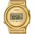 Casio LA700WEG-9AEF Vintage Mini Watch - Gold Dial, Gold Stainless Steel Mesh Band