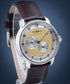 Zeppelin Friedrichshafen Automatic 8568-5 Men's Watch - Gold Dial, Brown Leather Strap