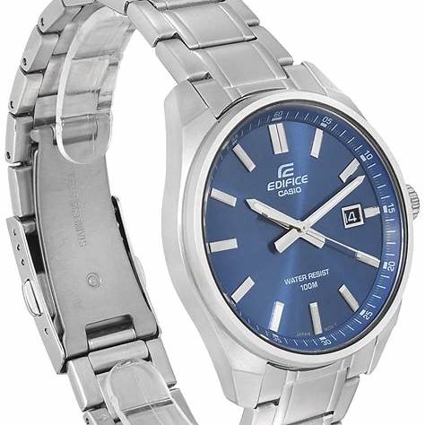 CASIO EDIFICECasio Edifice EFV - 150D - 2AVUEF Men's Watch - Blue Dial, Stainless Steel BraceletWATCHESEcecile