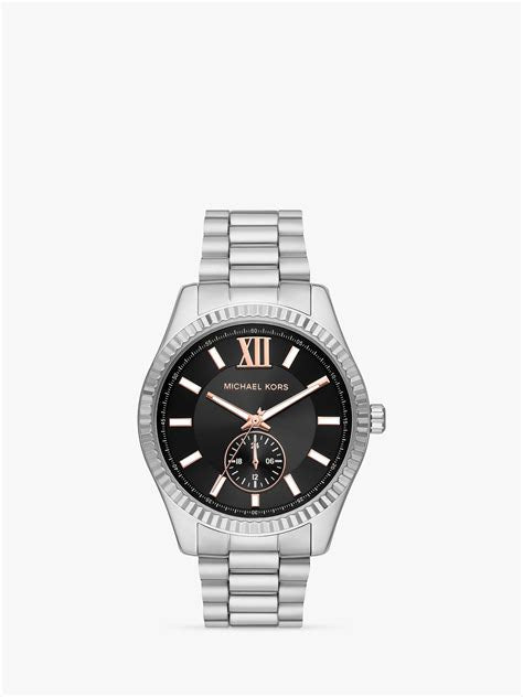 Michael Kors MK9105 Orologio cronografo Runway da uomo in acciaio inossidabile color argento