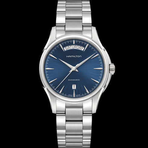 Hamilton Jazzmaster Day Date Auto 40mm Blue Dial SS Watch H32505141