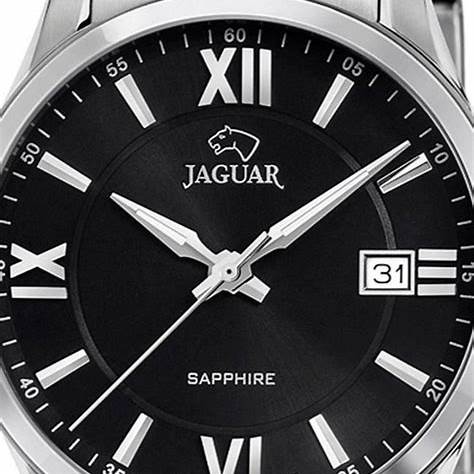 Jaguar J964/4 Men's Watch - Black Dial, Stainless Steel Bracelet