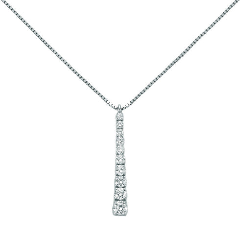 : Miluna CLD4083 Necklace - 18K White Gold with Premium Diamonds