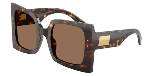 DOLCE & GABBANADolce & Gabbana DG4490 502/73 Unisex Sunglasses – Square Havana Frame, Brown LensesEYEWEAREcecile