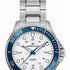 Hamilton Khaki Navy Scuba Auto H82505150 - Acciaio inossidabile 43 mm, quadrante bianco, lunetta in ceramica blu