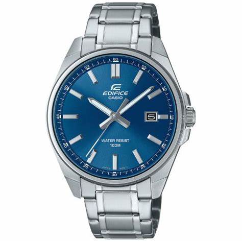 CASIO EDIFICECasio Edifice EFV - 150D - 2AVUEF Men's Watch - Blue Dial, Stainless Steel BraceletWATCHESEcecile