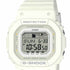 Casio G-Shock GLX-S5600-7BER Unisex Digital Watch - White Resin Band, Tide & Moon Data