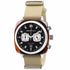 Briston Clubmaster Sport Chronograph 42mm Uhr mit schwarzem Zifferblatt 17342-SA-TS-1-NK