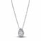 PANDORAPandora 392832C01‑45 Timeless Sparkling Pear Halo Sterling Silver Necklace – 45 cmBIJOUXEcecile