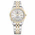 Swiss Military SM34066-05 Women's Analog Quartz Watch - Two-Tone Stainless Steel with Silver Dial