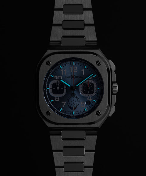 Bell & Ross BR 05 Chrono Patrouille de France BR05C-PAF-ST/SST - Orologio in acciaio inossidabile 42 mm in edizione limitata