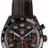 TAG Heuer Carrera X Porsche Orange Racing CBN2A1M.FC6526 Men's Watch - Black Dial, Leather Strap