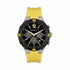 Breil B Rise TW1949 Men's Chronograph Watch - Black Dial, Yellow PU Strap