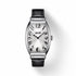 Tissot Heritage Porto Unisex Watch - Silver Dial, Stainless Steel Tonneau Case, Black Leather Strap