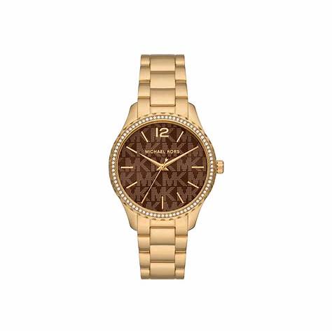 Orologio Michael Kors Layton MK7296 Donna - Tono oro, quadrante con logo