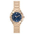 Nautica NAPCPR005 Women's Quartz Watch - Blue Dial, Rose Gold-Tone Stainless Steel Bracelet