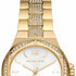 Michael Kors Lennox MK7361 Women's Watch - Gold-Tone, Crystal-Embellished Bezel