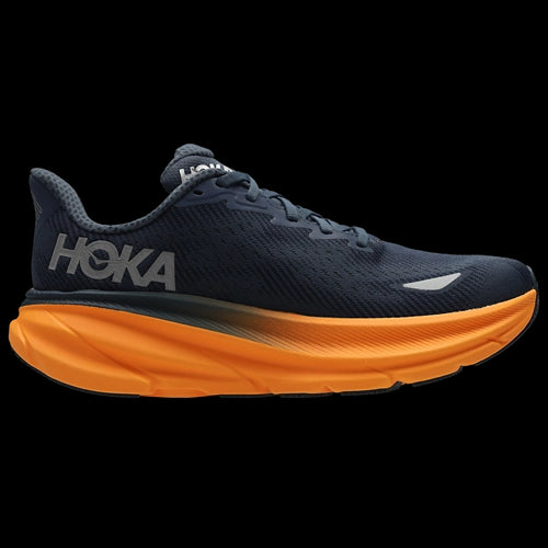 Hoka Clifton 9 Noir Orange Homme