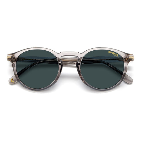 CARRERACarrera 301/S KB7‑KU 50 Clear‑Grey Round Sunglasses – Blue UV400EYEWEAREcecile