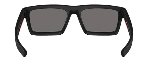 Prada Linea Rossa PS 02ZSU Men's Sunglasses – Matte Black Frame, Dark Grey Polarized Lenses