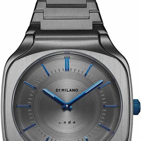 D1 MILANOD1 Milano SQBJ02 Square Titanium Watch – 37mm, Grey Dial, Sapphire CrystalWATCHESEcecile