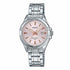 Casio LTP-1308D-4AVDF Women's Watch - Pink Dial, Stainless Steel Band