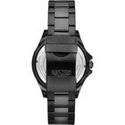 Sector 230 R3253161039 Men's Watch – Black Dial, Rose Gold Bezel, Black Steel Bracelet