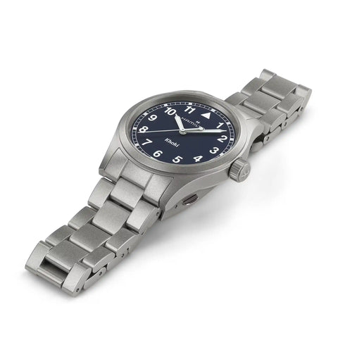 Hamilton Khaki Field Quartz 38mm H69401140 - Stainless Steel Bracelet, Blue Dial