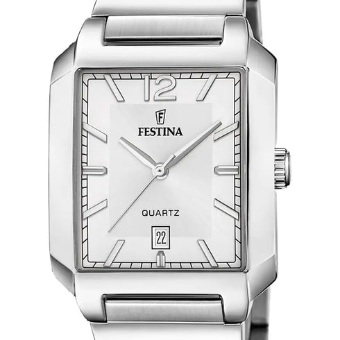 Festina F20677/5 Men's Watch – Green Dial Stainless Steel Quartz