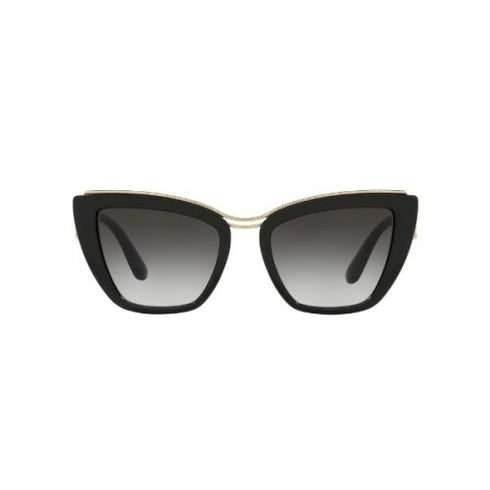 Dolce & Gabbana DG6144 501/8G Women's Sunglasses - Black Frame, Gray Gradient Lenses