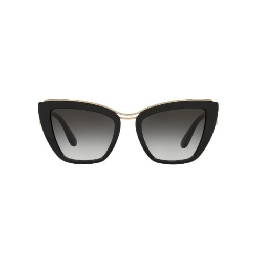 Dolce & Gabbana DG6144 501/8G Women's Sunglasses - Black Frame, Gray Gradient Lenses