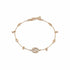 Gucci Interlocking G 18kt Roségold-Diamantarmband - Verstellbare Länge