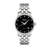 Mido Baroncelli III M7600.4.68.1 Orologio automatico da donna - Quadrante nero, bracciale in acciaio inossidabile