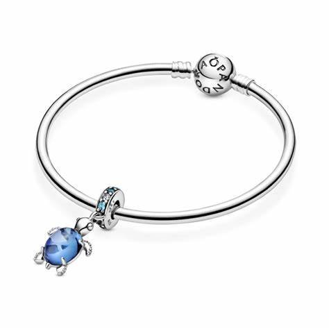 PANDORAPandora 798939C01 Sea Turtle Dangle Charm – Sterling Silver, Murano GlassBIJOUXEcecile