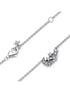 Collana Pandora Sparkling Moon & Star 392991C01-45 - Argento, Cubic Zirconia, 45cm