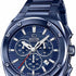 Jaguar J991/1 Men's Chronograph Watch - Blue Dial, Blue Stainless Steel Bracelet