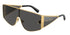 Dolce & Gabbana DG 2305 02/87 44 Unisex Sunglasses – Gold Frame, Dark Grey Lenses