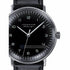 Junghans Max Bill Handaufzug Men's Watch 027/3702.02 – 34mm Stainless Steel Case, Black Dial, Black Leather Strap