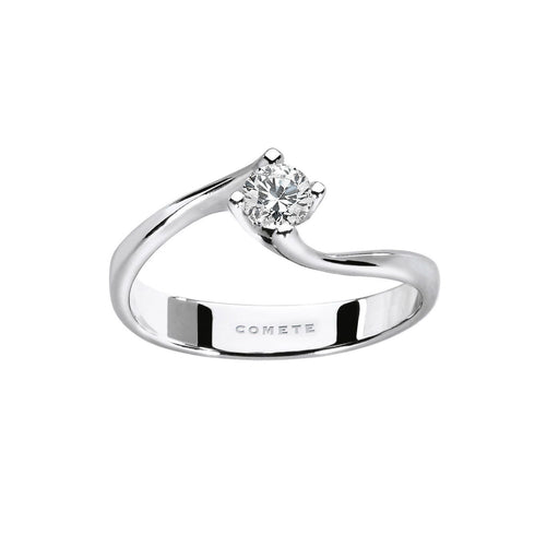 COMETEComete ANB2034 Yellow Gold 18K Solitaire Diamond Ring 0.09 ct G‑SIBIJOUXEcecile