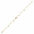 Gucci Interlocking G 18k Yellow Gold Diamond Bracelet - Adjustable Length