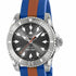 Gucci Dive 40mm YA136352 Unisex Watch – Dark Grey Dial, Blue and Brown Rubber Strap