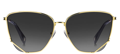 Marc Jacobs MJ 1006/S 001/9O Women's Sunglasses - Gold Frame, Grey Gradient Lenses